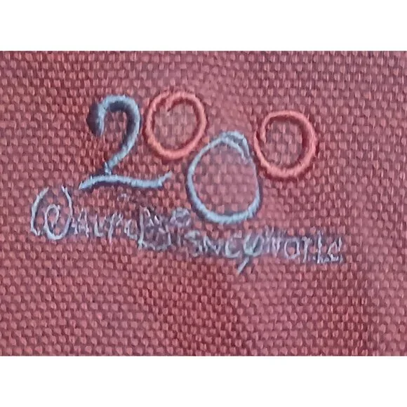 Walt Disney World 2000 Mens Maroon Polo Size Large - Picture 2 of 4